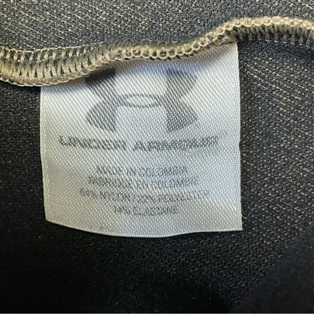 Under Armour Shirt ColdGear MockNeck Mens Medium Tan Brown Fitted Base Layer - Picture 7 of 9